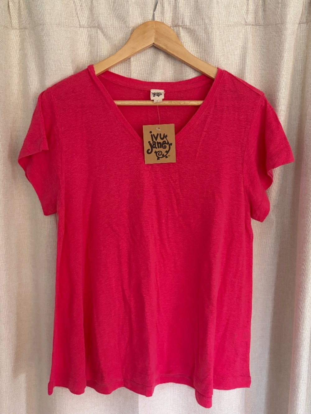 NWT Ivy Jane Women's Swing Tee Hot Pink - Small